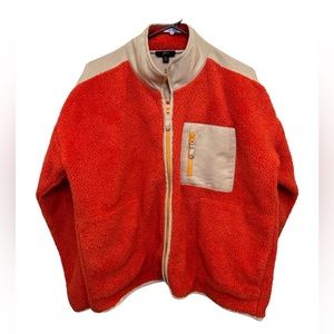 J.Crew Superplush Sherpa Full-Zip Up Fleece Jacket Womens M